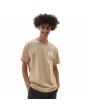 Hombre con Camiseta de manga corta Vans Off The Wall Check Graphic Marrón