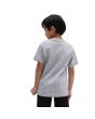 Niño con Camiseta de manga corta Vans Off The Wall gris espalda
