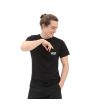 Hombre con camiseta de manga corta Vans Off The Wall Classic negra bolsillo