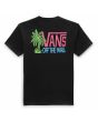 Camiseta de manga corta Vans Palm Lines Negra para hombre posterior