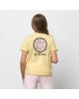 Niña con Camiseta Vans Radically Happy Crew amarilla