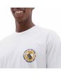 Hombre con camiseta de manga corta Vans Staying Grounded blanca estampado
