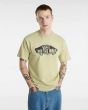 Hombre con camiseta de manga corta Vans Style 76 Beige
