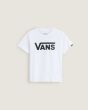 Camiseta de manga corta Vans Classic Blanca con logo negro para niño/a 2-8 años