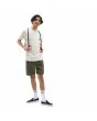 Hombre con camiseta orgánica de manga corta tejida con bolsillo Vans Patch Pocket Blanca posterior lateral