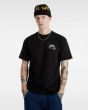Hombre con Camiseta de manga corta Vans Wrenched Negra frontal