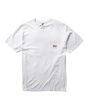 Camiseta orgánica de manga corta con bolsillo Vissla Brotherhood Premium PKT blanca para hombre