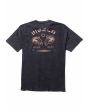 Camiseta de manga corta Vissla Twin Amigos Negra para hombre