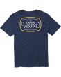 Camiseta de manga corta Vissla Very Regular Dark Denim azul marino para hombre