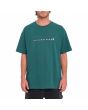 Hombre con Camiseta orgánica de manga corta Volcom Arthur Dino Evergreen frontal