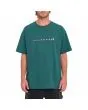 Hombre con Camiseta orgánica de manga corta Volcom Arthur Dino Evergreen frontal