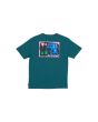 Camiseta de manga corta Volcom Arthur Dino Evergreen para niño 8-14 años posterior