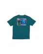 Camiseta de manga corta Volcom Arthur Dino Evergreen para niño 8-14 años posterior