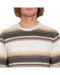 Hombre con Camiseta de manga corta Volcom Bandstone Crew Bone cuello