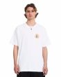 Hombre con camiseta Volcom Double Fantasy Blanca