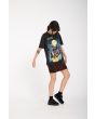 Mujer con Camiseta orgánica de manga corta Volcom FA Max Sherman Negra estampado
