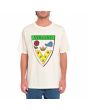 Hombre con camiseta de manga corta Volcom Fergadelic Blanca