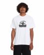 Hombre con camiseta de manga corta Volcom Gony Zubizarreta Blanca