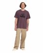 Hombre con Camiseta Volcom Gony Zubizarreta Pistol Punch corte amplio