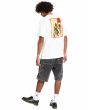 Hombre con Camiseta de manga corta Volcom Gonyvaders Blanca espalda