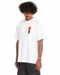 Hombre con Camiseta de manga corta Volcom Gonyvaders Blanca lateral