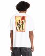 Hombre con Camiseta de manga corta Volcom Gonyvaders Blanca posterior