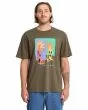 Hombre con Camiseta de manga corta Volcom Longo Cats Sage Leaf 