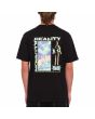 Hombre con camiseta orgánica de manga corta Volcom Realusion Negra 