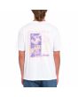 Hombre con camiseta orgánica de manga corta Volcom Realusion Blanca