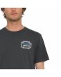Hombre con camiseta de manga corta Volcom Saxy Cat Stealth serigrafía