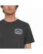 Hombre con camiseta de manga corta Volcom Saxy Cat Stealth serigrafía