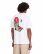 Hombre con camiseta Volcom FA Seth Conboy Blanca