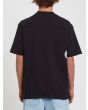 Hombre con camiseta de manga corta Volcom Shattered negra posterior