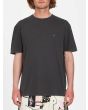 Hombre con camiseta de manga corta Volcom Solid Stone negra 