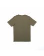 Camiseta orgánica de manga corta Volcom Squable verde militar para niño de 8-14 años posterior