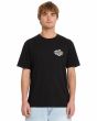 Hombre con camiseta de manga corta Volcom Startlog Negra 