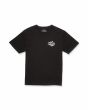 Camiseta orgánica de manga corta Volcom Startlog Negra para hombre 
