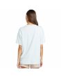 Mujer con camiseta oversized de manga corta Volcom Stones Throw Chlorine posterior