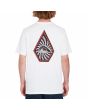 Hombre con Camiseta orgánica de manga corta Volcom Surf Vitals Jack Robinson blanca espalda