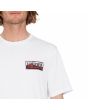 Hombre con Camiseta orgánica de manga corta Volcom Surf Vitals Jack Robinson blanca estampado