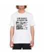 Hombre con camiseta orgánica de manga corta Volcom V Entertainment Poems blanca