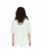 Mujer con Camiseta Oversize de manga corta Volcom Voltrip Chlorine posterior