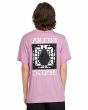 Hombre con camiseta de manga corta Volcom Within Steel Purple posterior