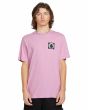 Hombre con camiseta de manga corta Volcom Within Steel Purple