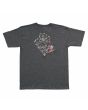 Camiseta de manga corta Santa Cruz Godzilla Mecha Hand Gris para niño 6-14 años