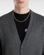 Hombre con Cárdigan Vans Emmet Gris cuello de pico