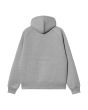 Chaqueta con capucha Carhartt WIP Hooded Car-Lux Jacket Gris Brezo-Gris para hombre posterior
