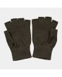 Guantes sin dedos Carhartt WIP Mitten verdes Unisex posterior
