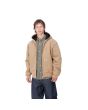 Hombre con Cazadora con capucha Carhartt WIP OG Active Jacket Winter Peanut Marrón 