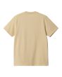 Camiseta de manga corta con bolsillo Carhartt WIP Pocket Cornsilk para hombre posterior